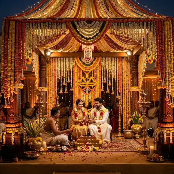 Kerala Hindu Mandap Decoration
